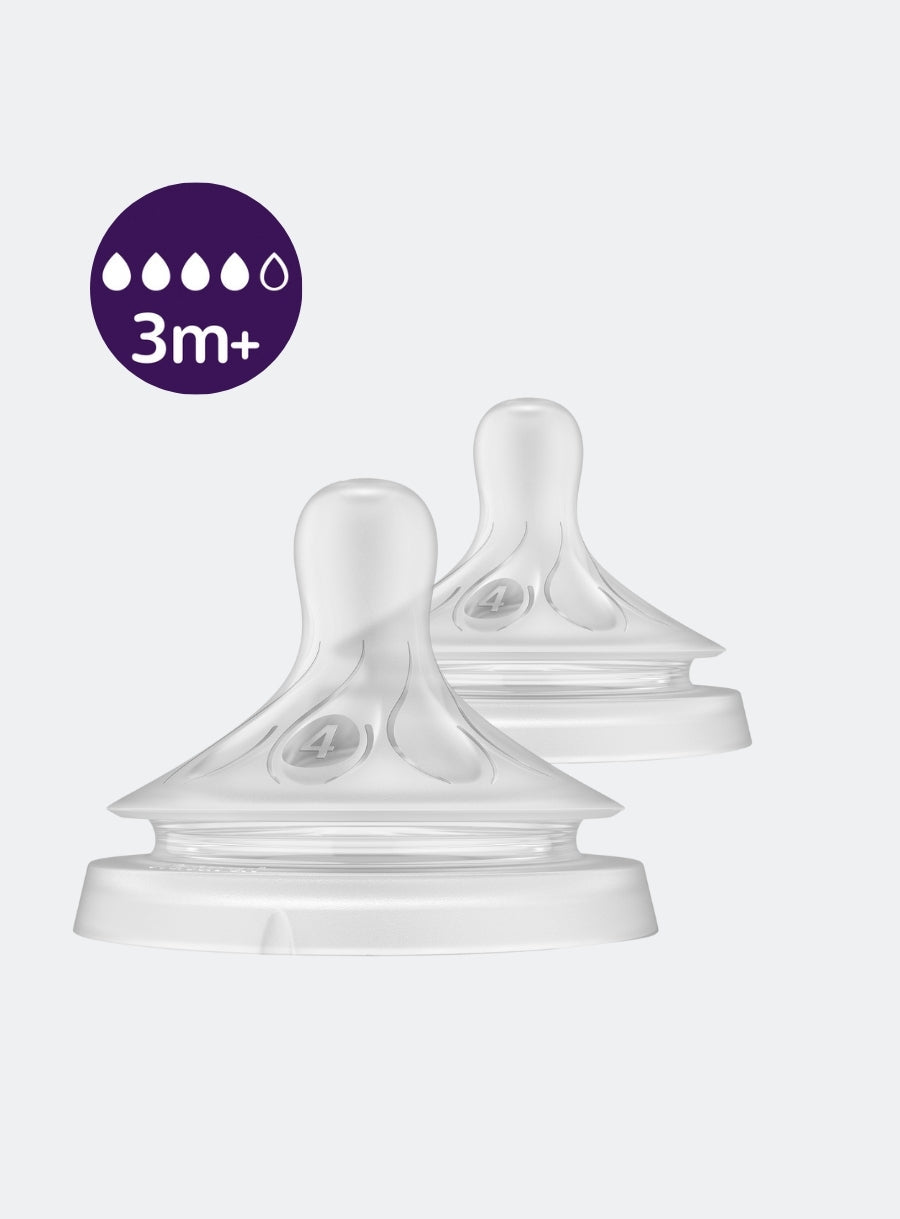 AVENT 2 NATURAL TEATS 3.0 MEDIUM FLOW - 3M+