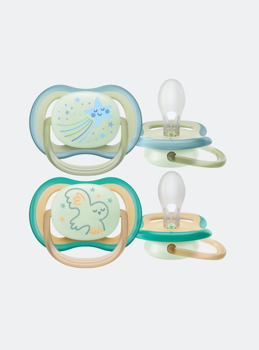 AVENT 2 ULTRA AIR NIGHT TIME SOOTHER 0-6- BOY