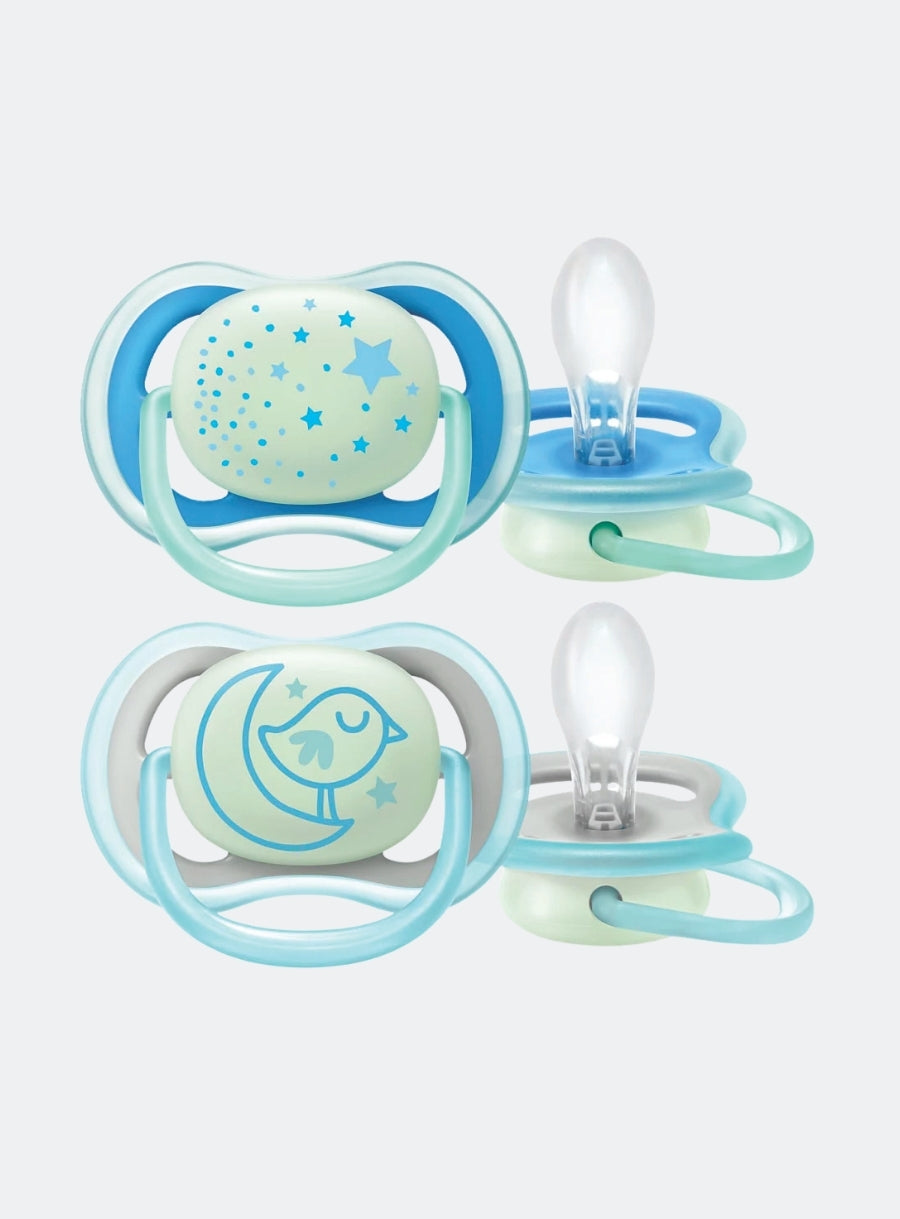 AVENT 2 ULTRA AIR NIGHT TIME SOOTHER 6-18 - BOY