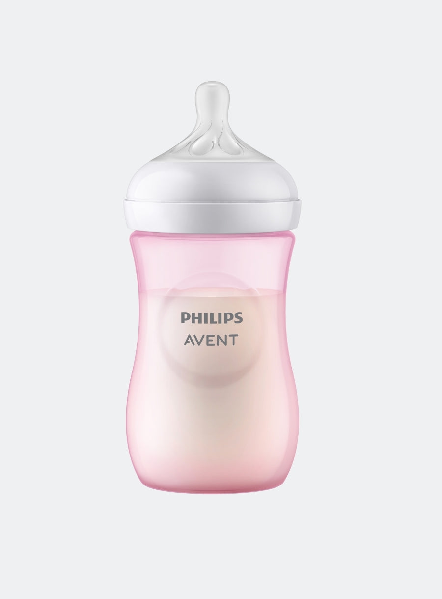 AVENT NATURAL 3.0 FEEDING BOTTLE 260ML-PINK