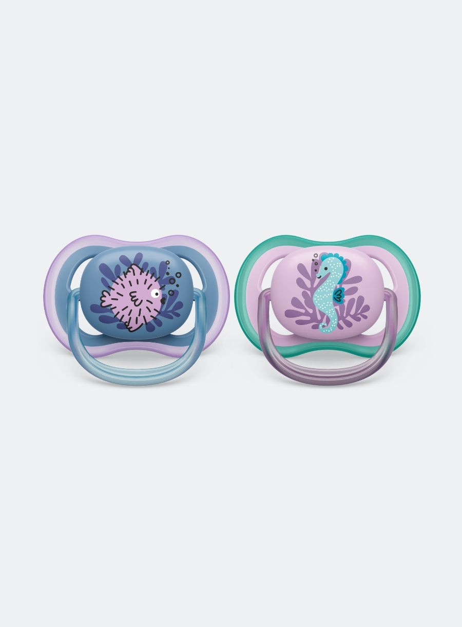 AVENT ULTRA AIR SOOTHERS FISH - 6-18M GIRL