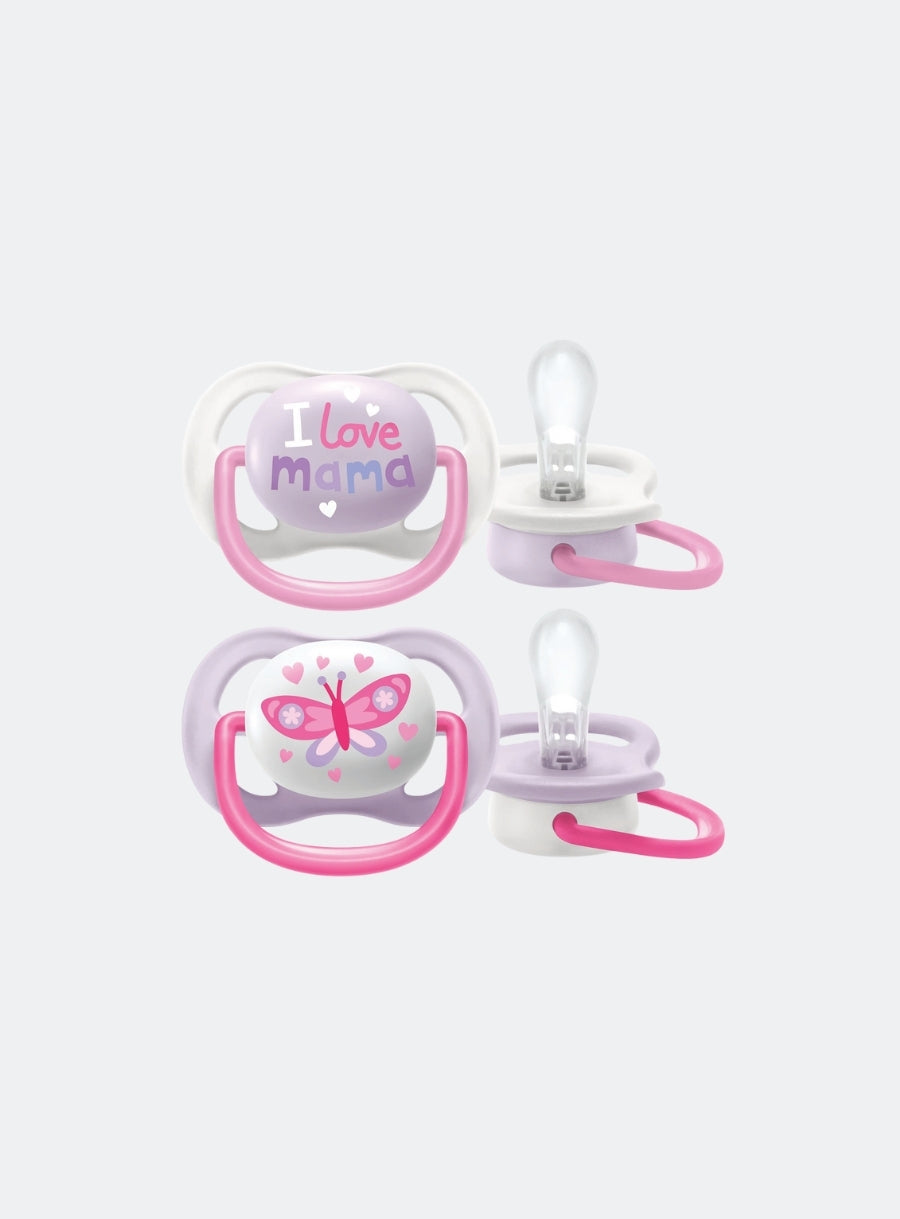 AVENT ULTRA AIR SOOTHER I LOVE MAMA-0-6M GIRL