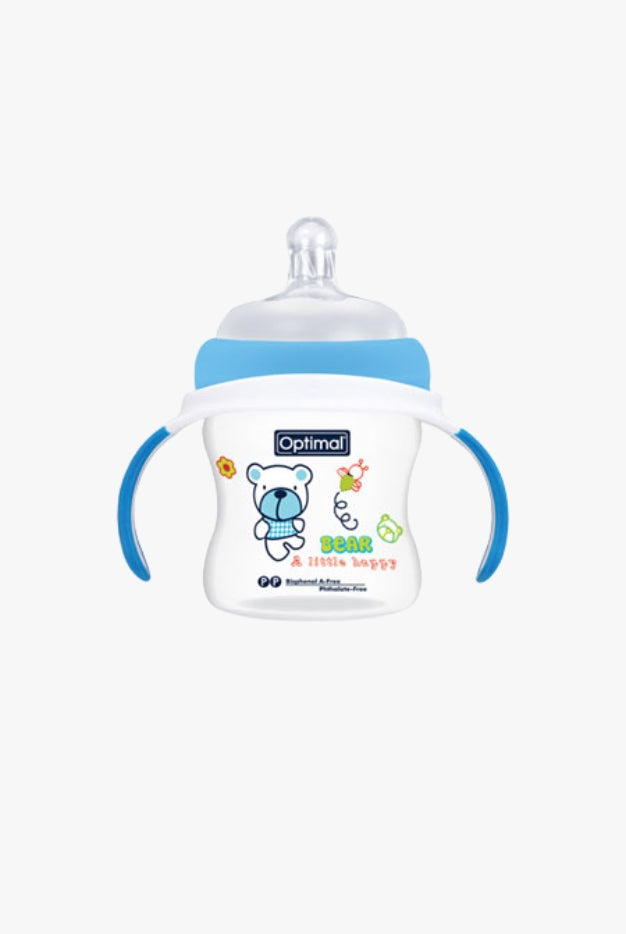 Extra Wide Neck Feeding Bottle With Handle 150ml