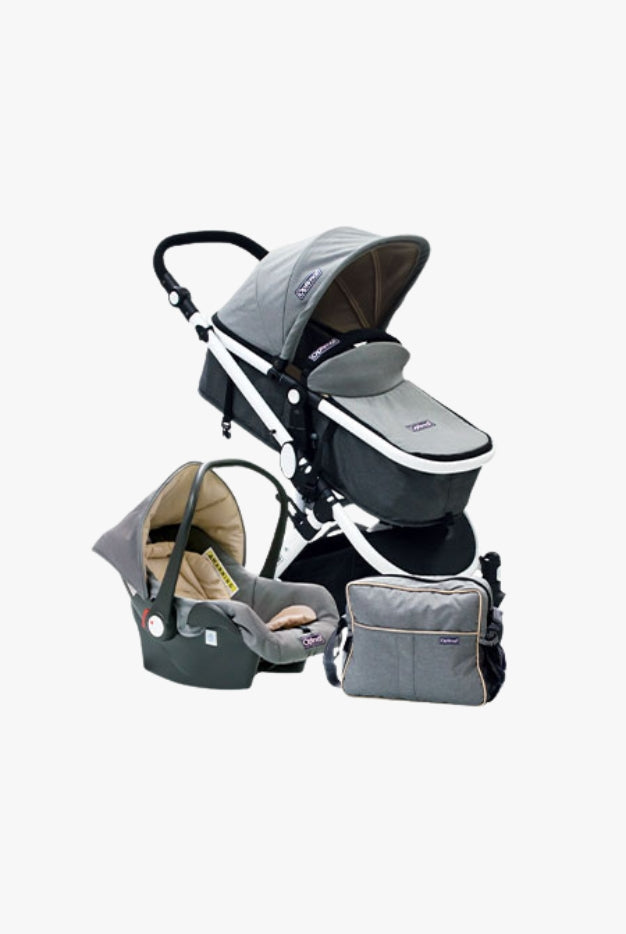 Infant Car Seat + Stroller Set+ Mom & Baby Bag