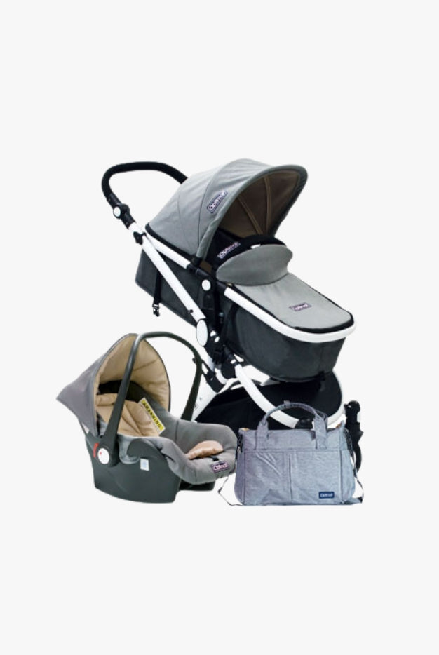 Infant Car Seat + Stroller Set+ Mom & Baby Bag