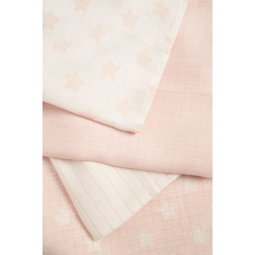 Pink Muslins Cloths - 6 Pack