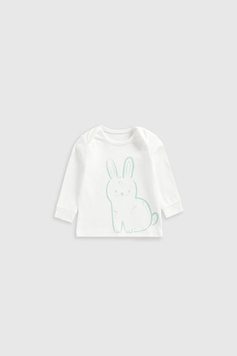 Swan, Fox and Bunny Baby Pyjamas - 3 Pack